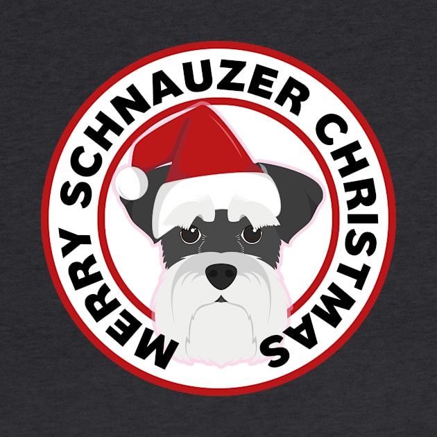 Merry Christmas Schnauzer by CafePretzel